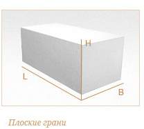 Газобетонный блок ГРАС D500, 600x250x300 мм