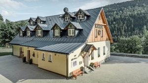 Алюминиевая кровля Система PREFALZ 23 Чёрно-серый Prefa