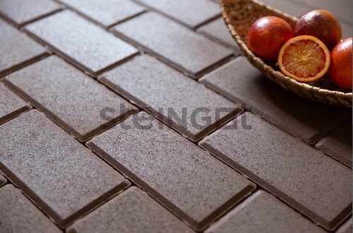 Брусчатка 200*100*40 Коричневая (полный прокрас), Steingot