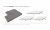 Плитка тротуарная BRAER Триада серый 300/450/600*60 мм